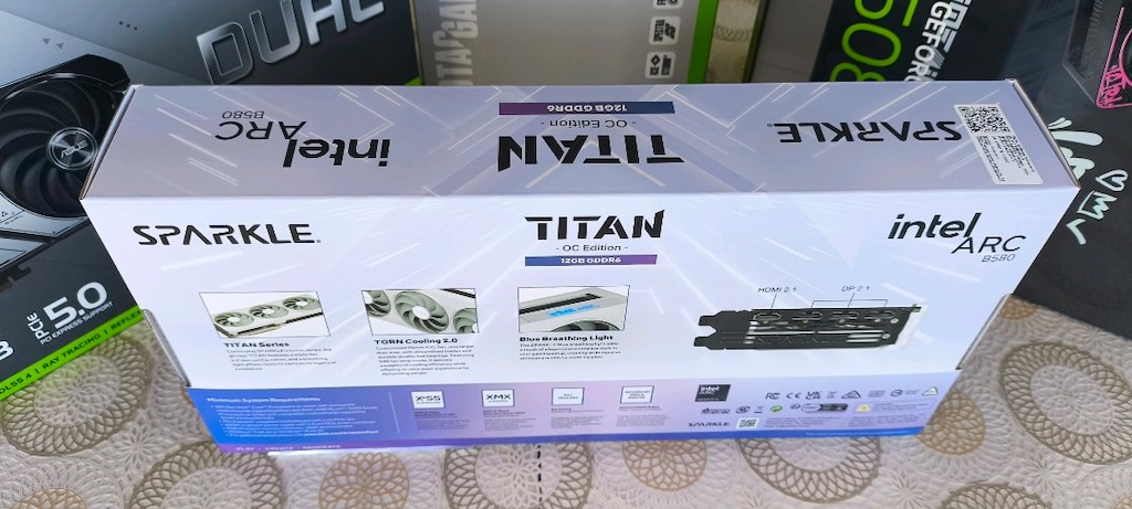 sparkle titan oc edition luna white ARC B580 SIFIR KAPALI KUTU - 6