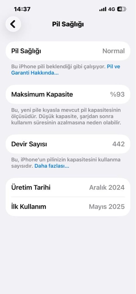 IPHONE 16E 128 GB SIYAH - 7
