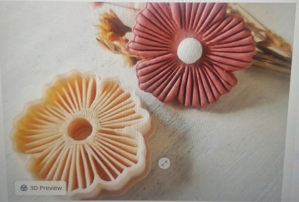 polimer kil küpe kalıpları - 8