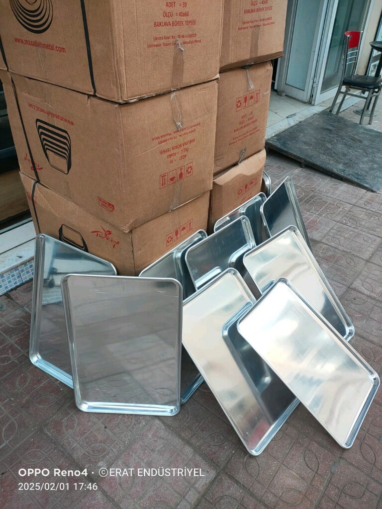 börek tavası fırıncı tavası 40 60 tava Boyoz poğaça tavası - 5