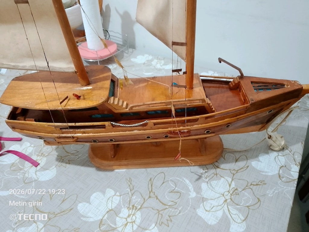 ahşap el yapımı gemi - 3
