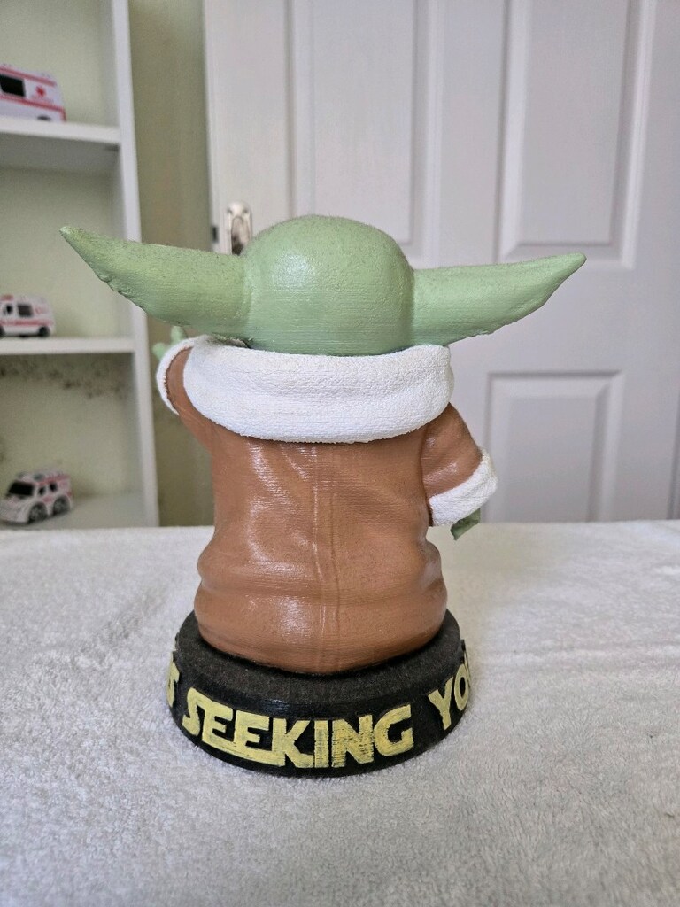 Baby Yoda 3d 20 cm - 4