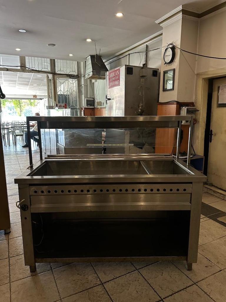 camlı benmari yemek servis tezgahı - 2