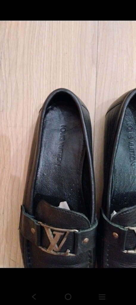 Louis Louis Vuitton siyah deri loafer, - 16