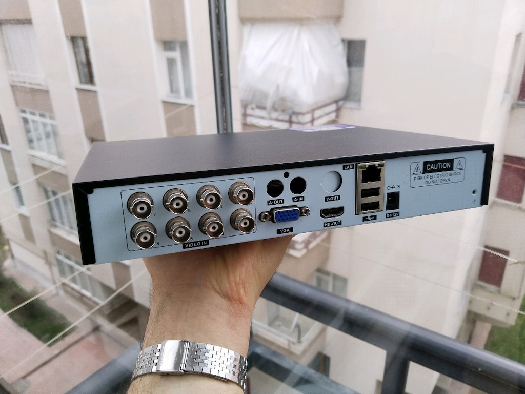 8 Kanal 1080P AHD H265 Kamera Kayıt Cihazı - 8
