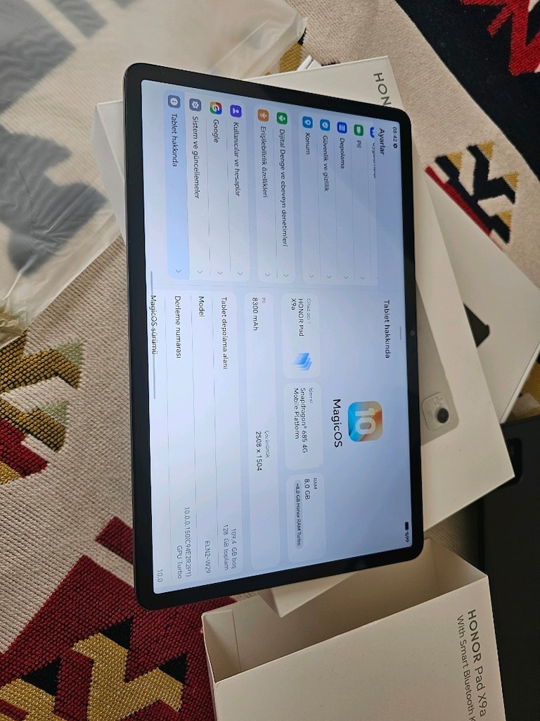 SIFIRDAN FARKSIZ 23AY GARANTİLİ 128GB 8RAM 11.5İNÇ HONOR PAD X9A - 7