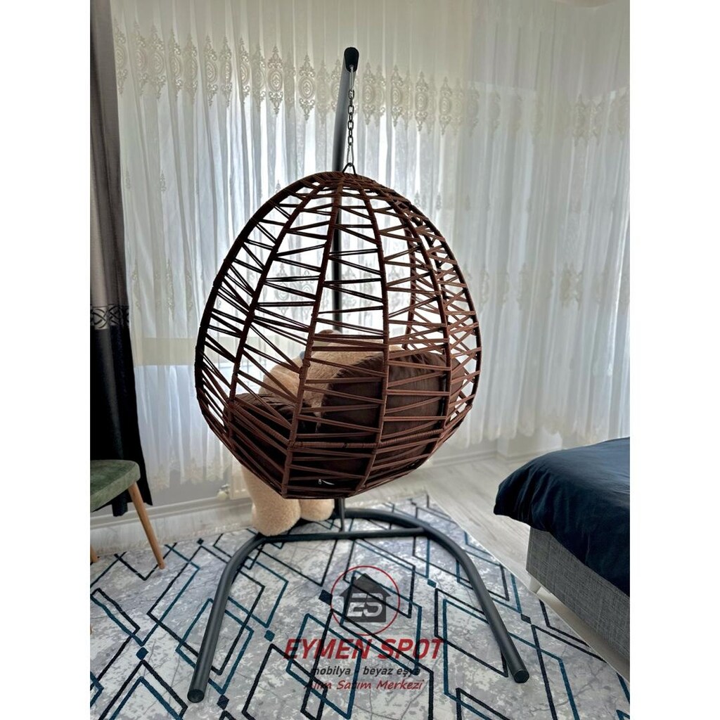 SıfırDamla El Örgüsü Makrome Bahçe, Balkon Salıncağı - 2