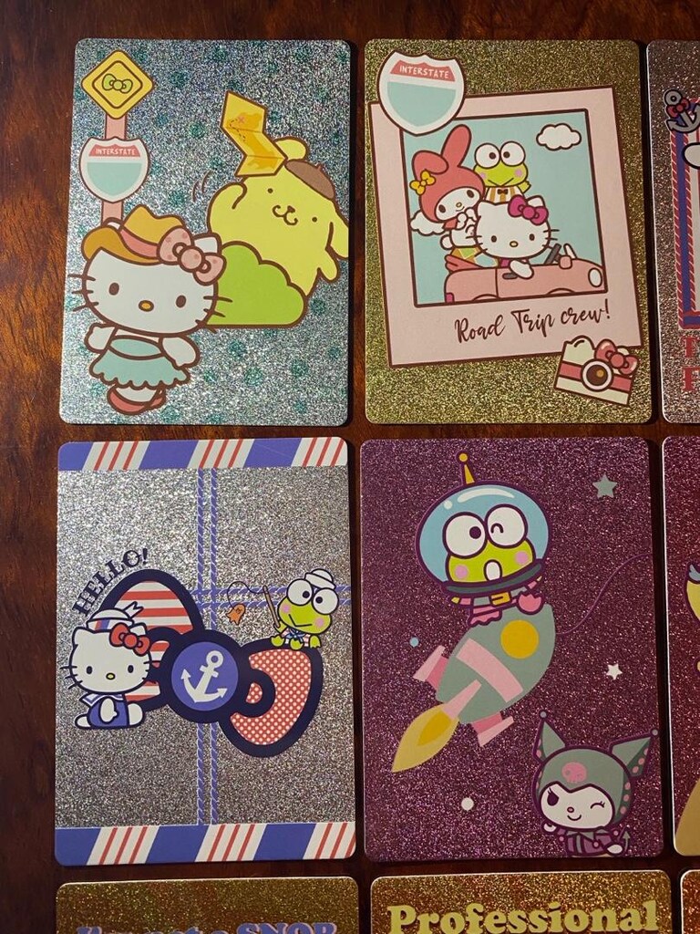 Hello Kitty and Friends Glitter Kartlar - 3