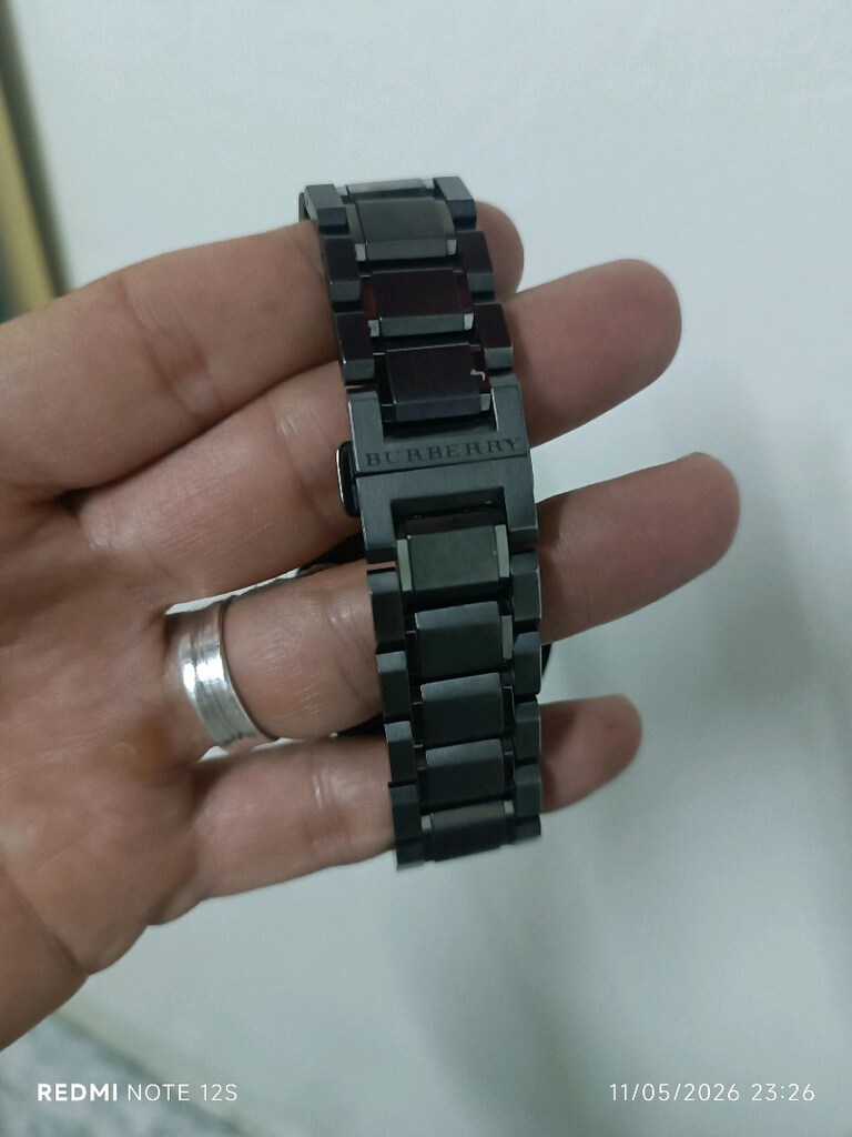 BURBERRY orjinal swiss made İsviçre sarı mekanizma - 5