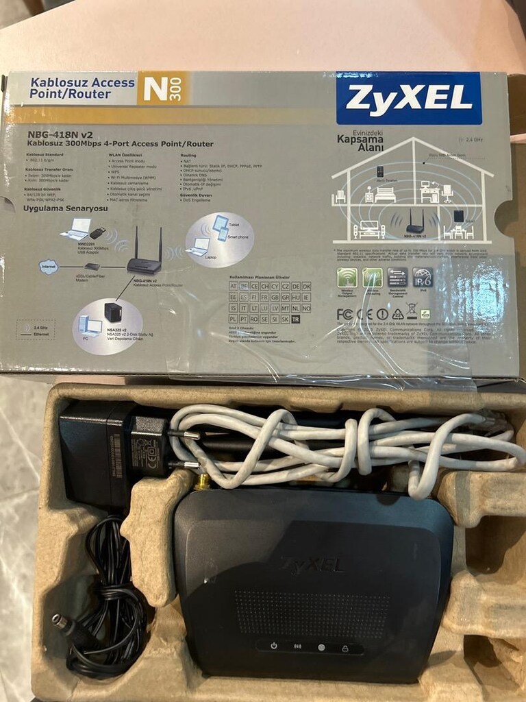 ZyXEL kablosuz point router - 3