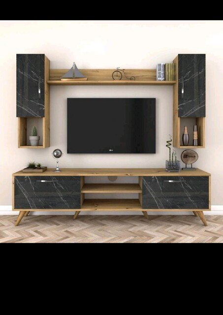 Tv ünitesi imalattan çift renkli