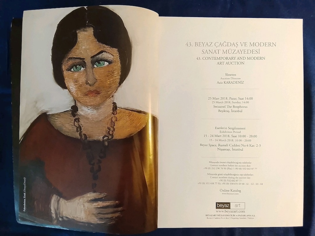 Sanat Müzayede kitabı. - 2