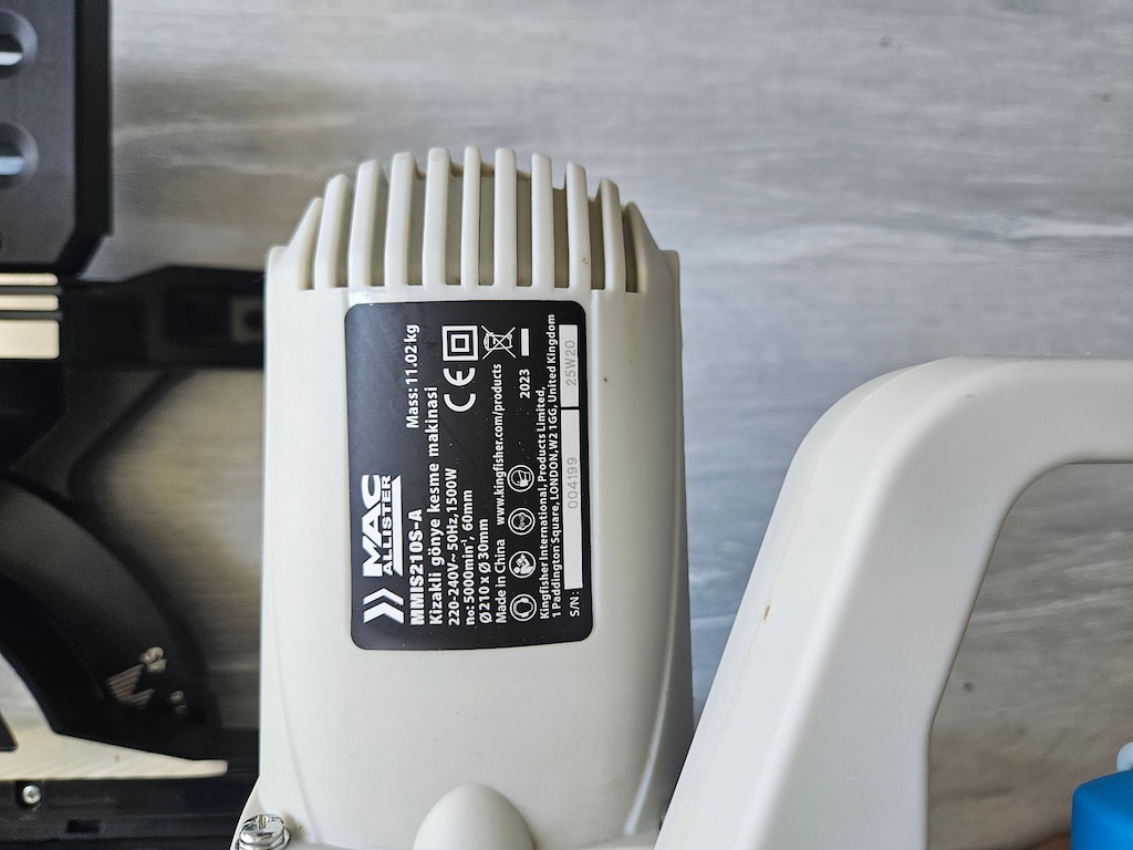 Mac Allister Kızaklı Pistonlu 1500 W 210 mm Gönye Testere - 7