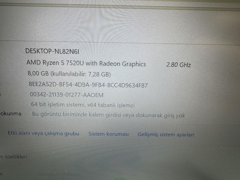 ASUS VİVOBOOK AMD RYZEN 5 İŞLEMCİ 8 GB RAM 512 M2SSD - 4