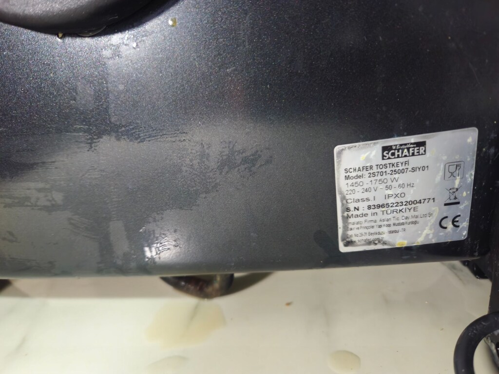 Schafer Tost Keyfi 1750 W Tost Makinesi. - 5