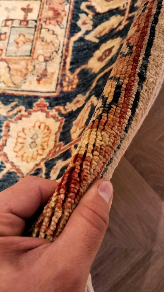 Afgan Antik Şirvan sıfır ürün El dokuma kök boya 242x394..9.5 MT kare - 3