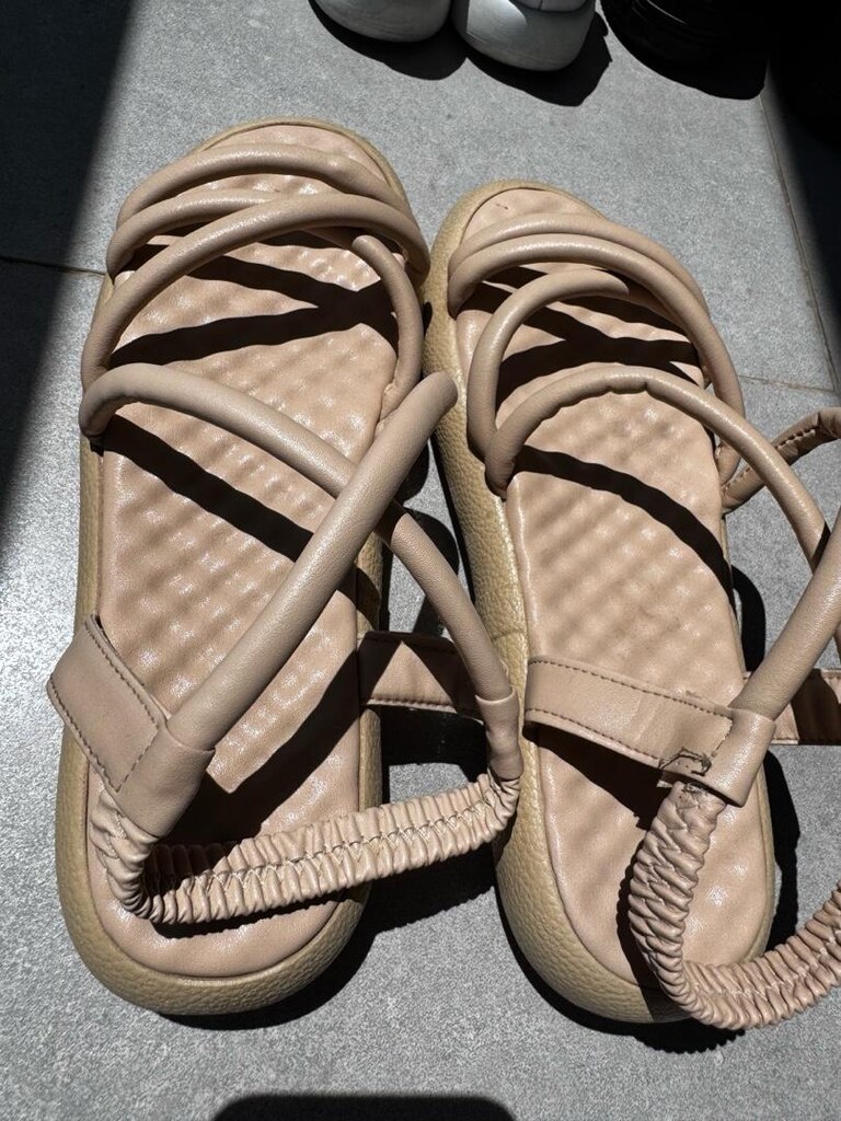 nude kadın sandalet 40 - 4