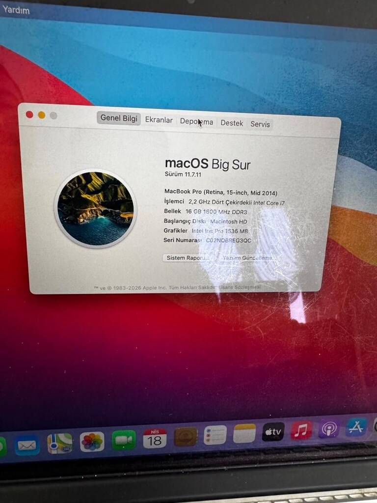 MacBook Pro 2014 16 gb ram 256 gb disk - 2