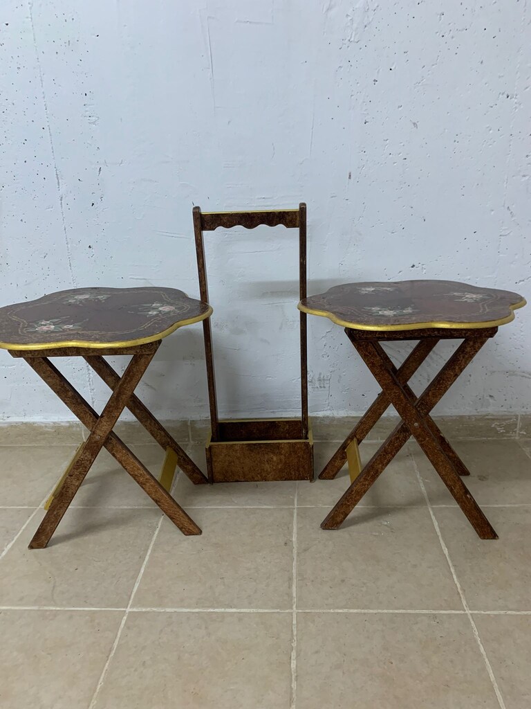 NOSTALJİK ZİGON SEHPA TAKIMI - 8