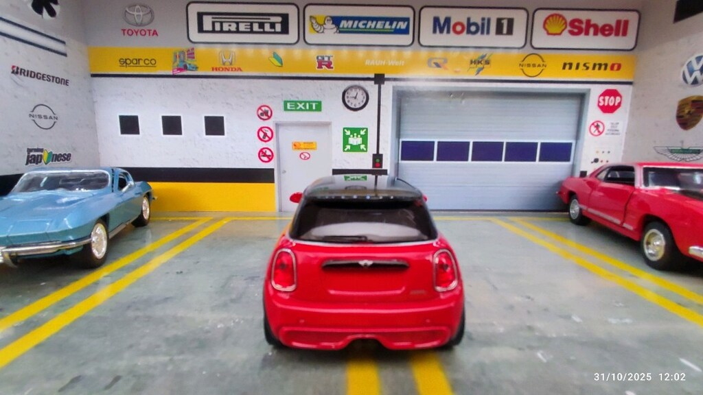 Mini Cooper New mini hatch modeli metal diecast oyuncak araba - 8