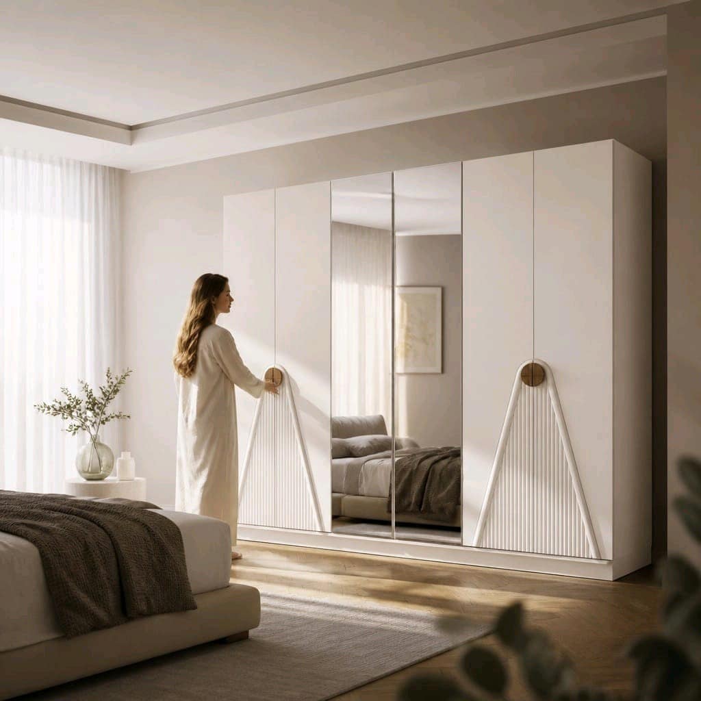 6 kapaklı gardırop elbise dolabı kıyafet dolabı giysi dolabı - 2