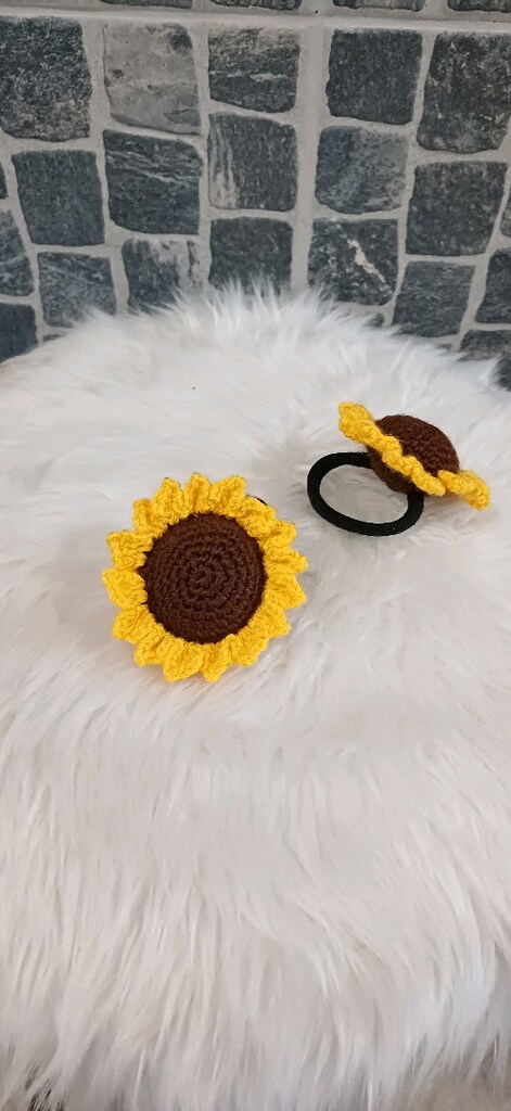 ayçiçekli Lastik toka - 6