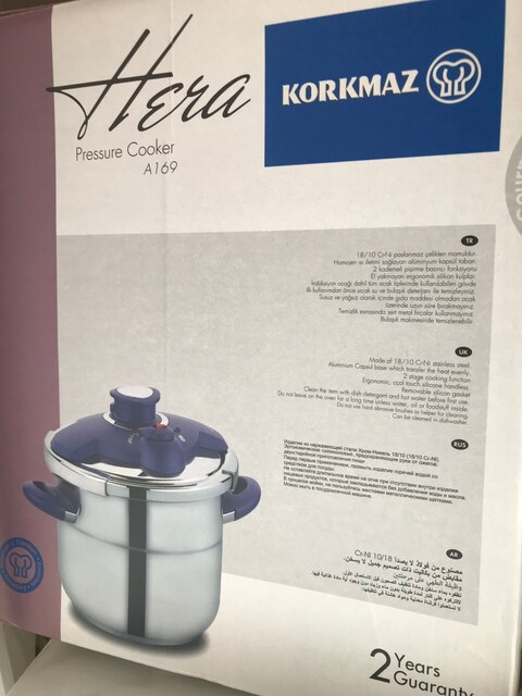 KORKMAZ HERA DÜDÜKLÜ TENCERE, 7LT, YENİ, 5500TL
