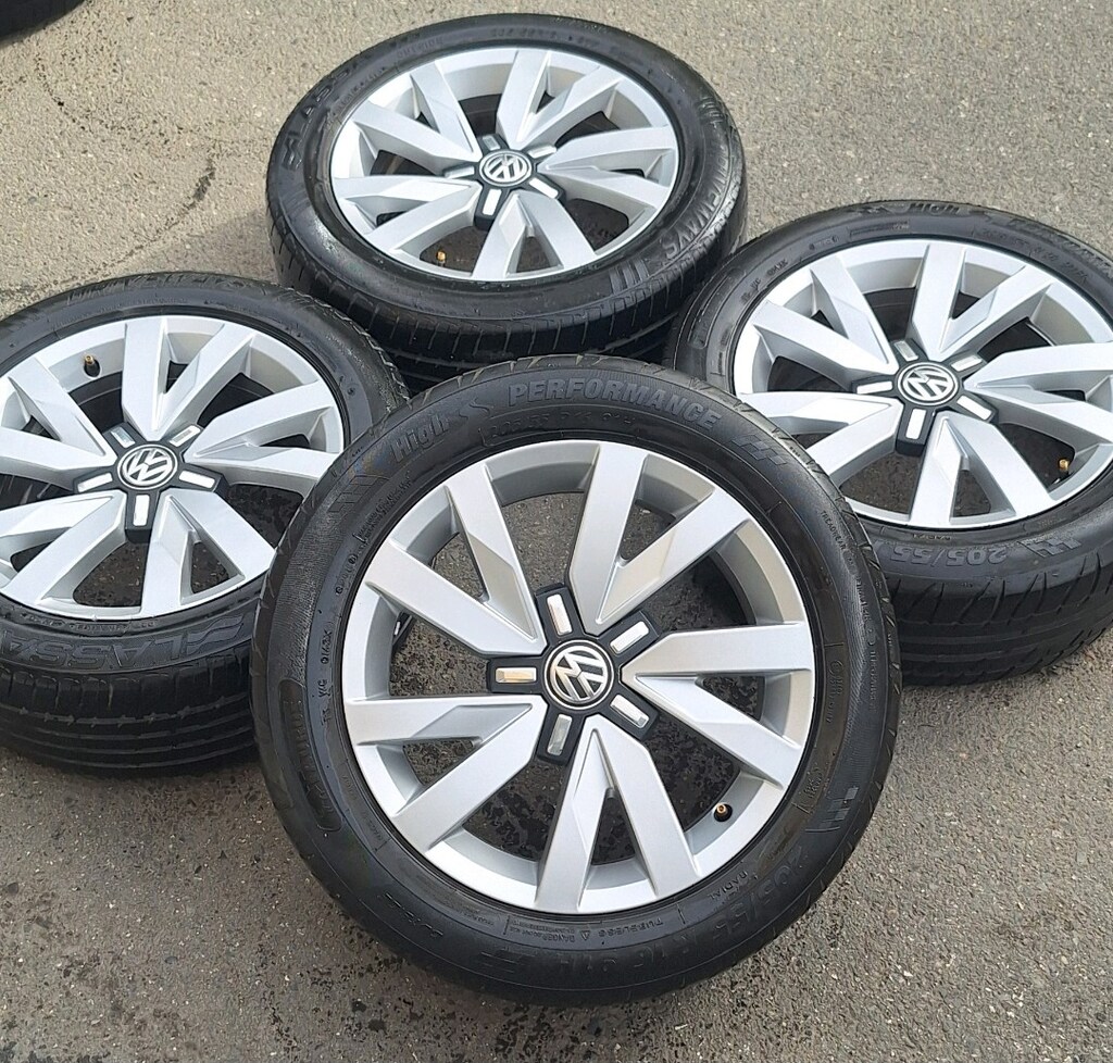205 55 16 ORJİNAL PASSAT JANT LASTİK TAKIMI PASSAT JETTA SEAT SKODA T4 - 3