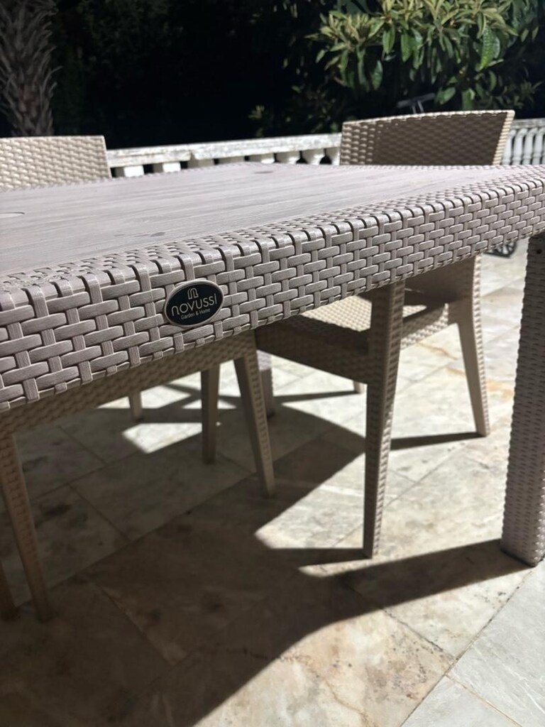 Rattan masa sandalye - 3