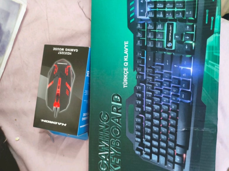 Klavye mause set RGB sıfır ürün Türkçe gaming Q klavye - 6