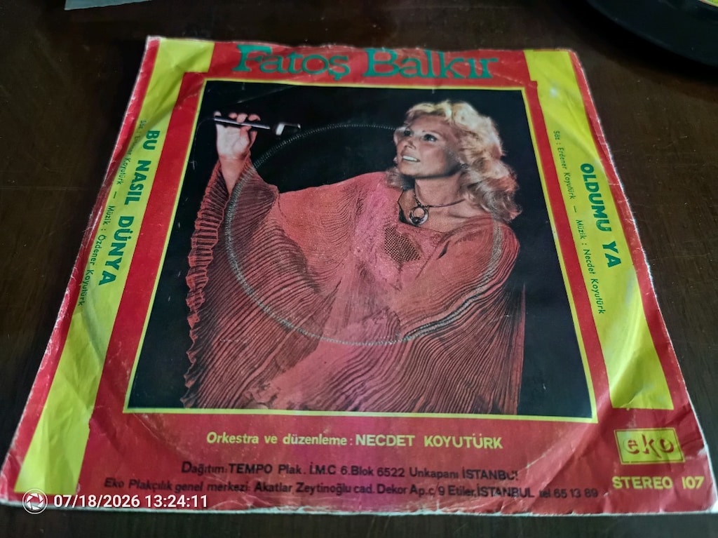 Fatoş Balkır 45 lik plak - 2