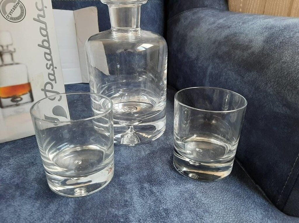 Paşabahçe Shelby 5 Parça Dip Habbeli Tasarım Bardak Seti - 4