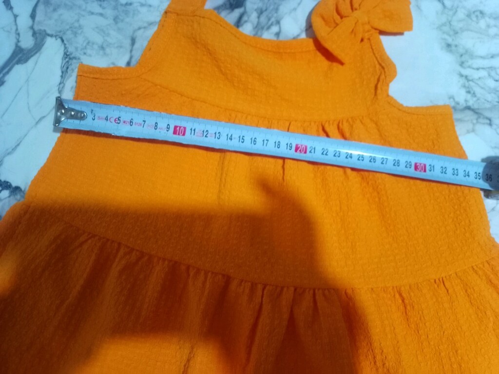 2 adet, bürümcük kumaş kız çocuk elbise - 6