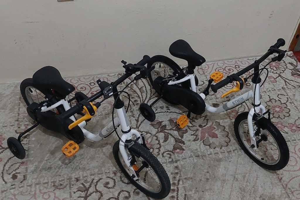 2 ADET YENI SERI 14 JANT DECATHLON BTWIN ÇOCUK BISIKLETI - 7