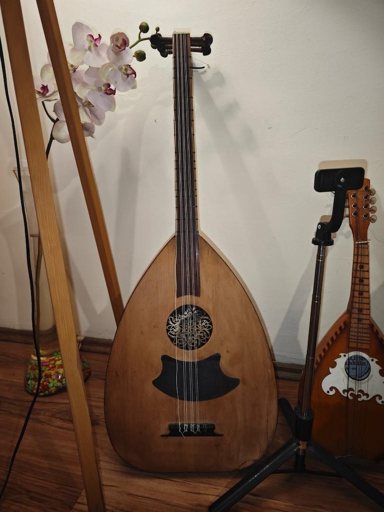 abanoz burgu , full gül ağacı lavta - 2