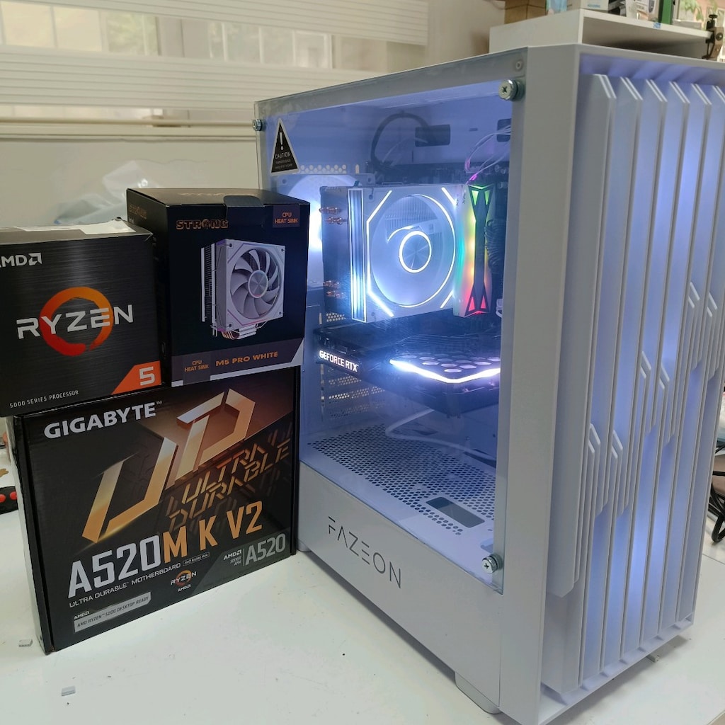 AMD RYZEN 5 16 GB DDR4 RTX 3060Tİ BEYAZ GMNG BİLGİSAYAR - 2