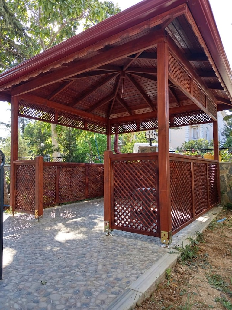 emprenyeli kamelya imalatı pergola yapımı ölçüler için fiyat alınız - 11