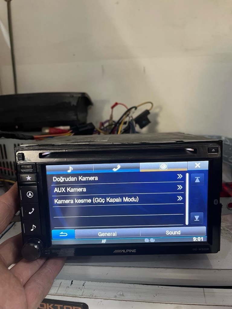 ALPİNE INE-W920r 3 amfi çıkışlı bluetoothlu hatasız cihazz acil satılk - 6