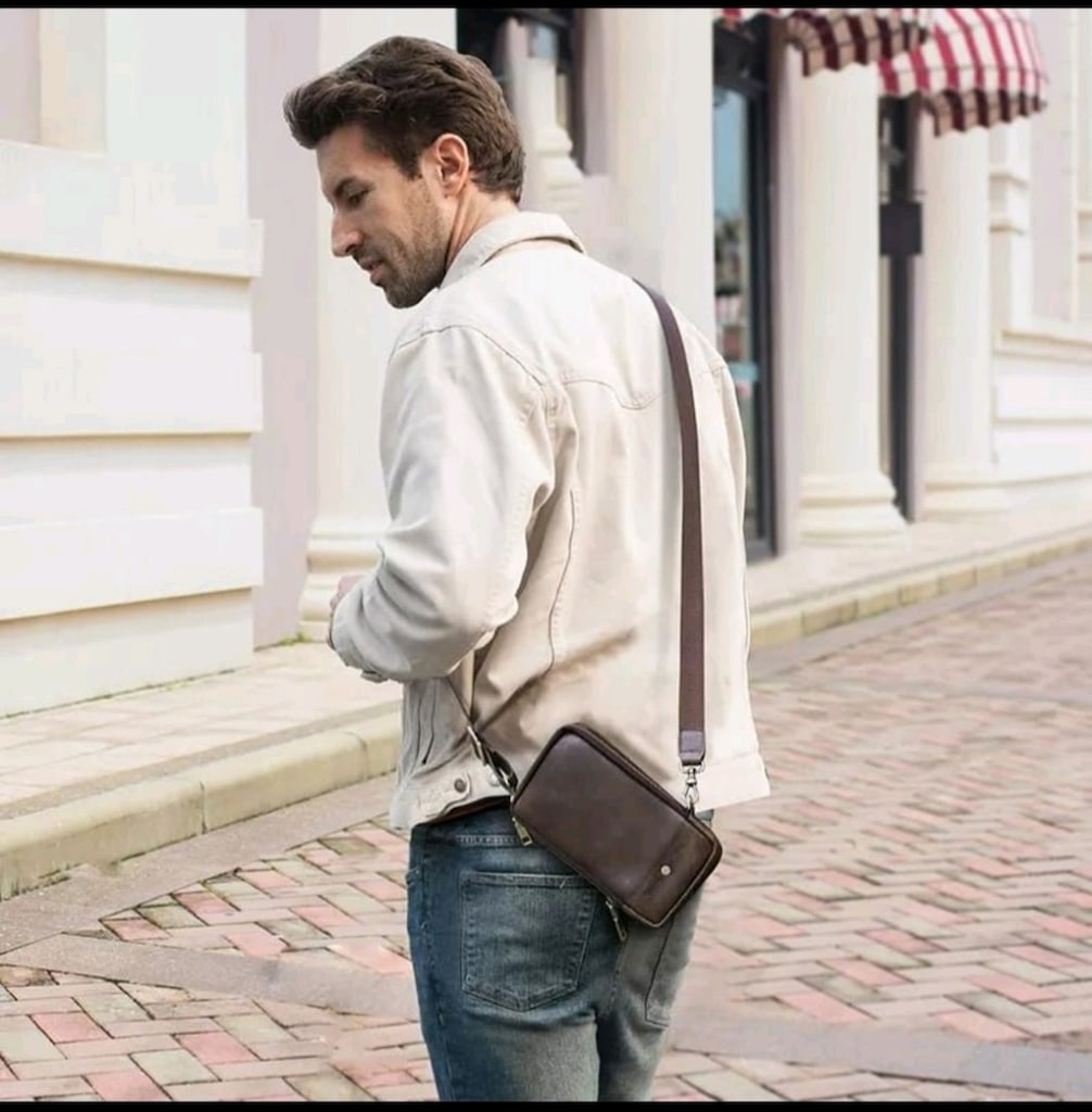 ORIGINAL LEATHER CROSS BELT BAG - 12