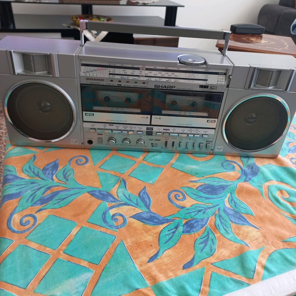 şharp gf 500 kaset radyo çalar - 8