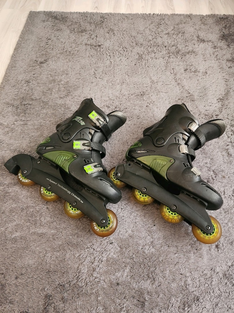 Siyah-Yeşil Kaykay Seti: Chicago Skates Efsane Paten Dizlikler Hediye - 5