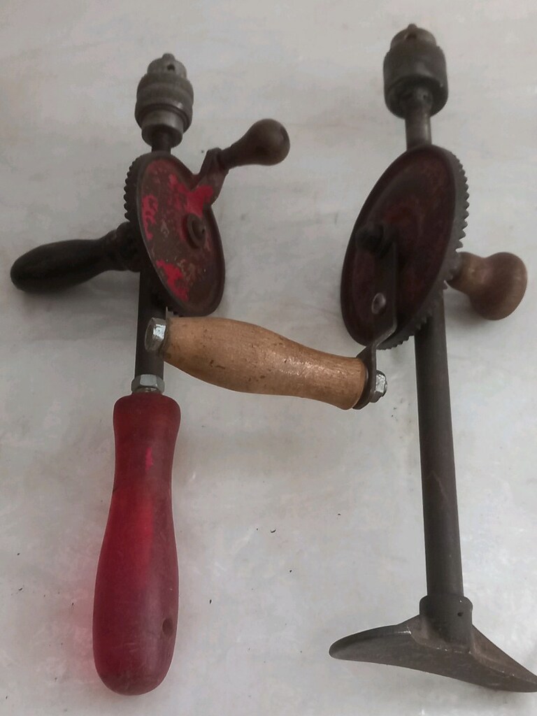 eski manuel matkaplar, hepside çalışır durumdalar. - 5