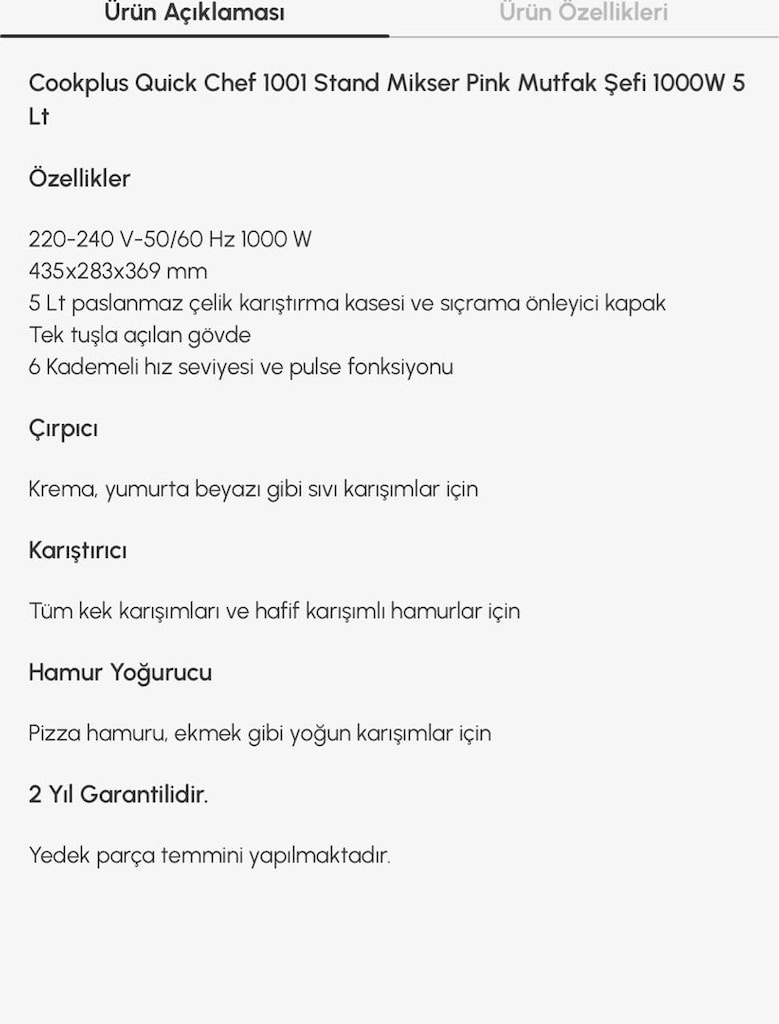karaca cook plus hamur yoğurma makinesi - 4