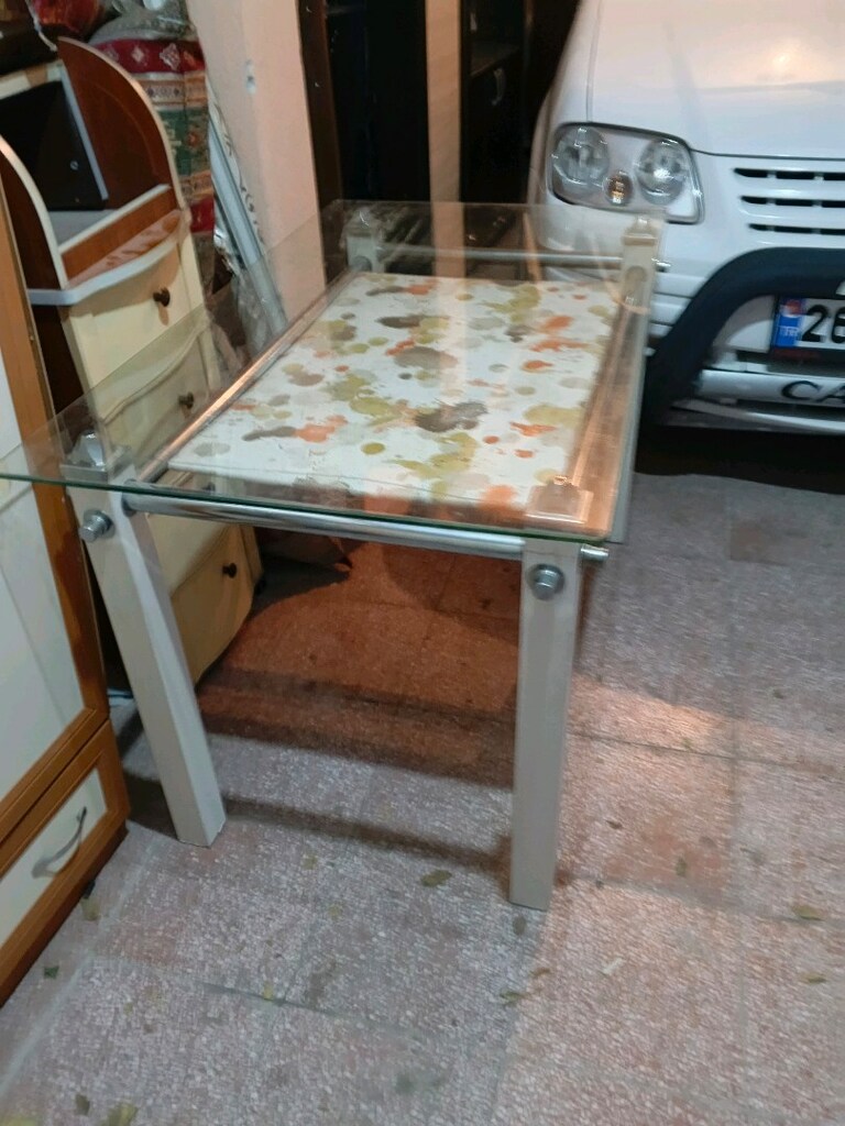 cam yemek masası - 5