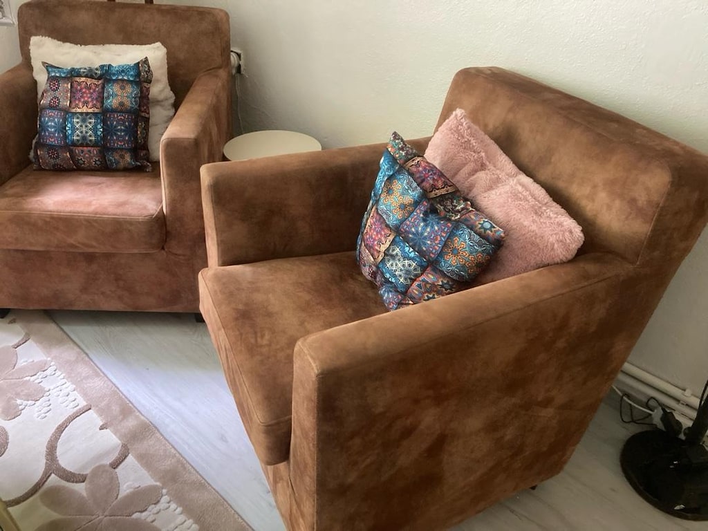 nubuk koltuk takımı tepe home 2 tekli bir çift - 2