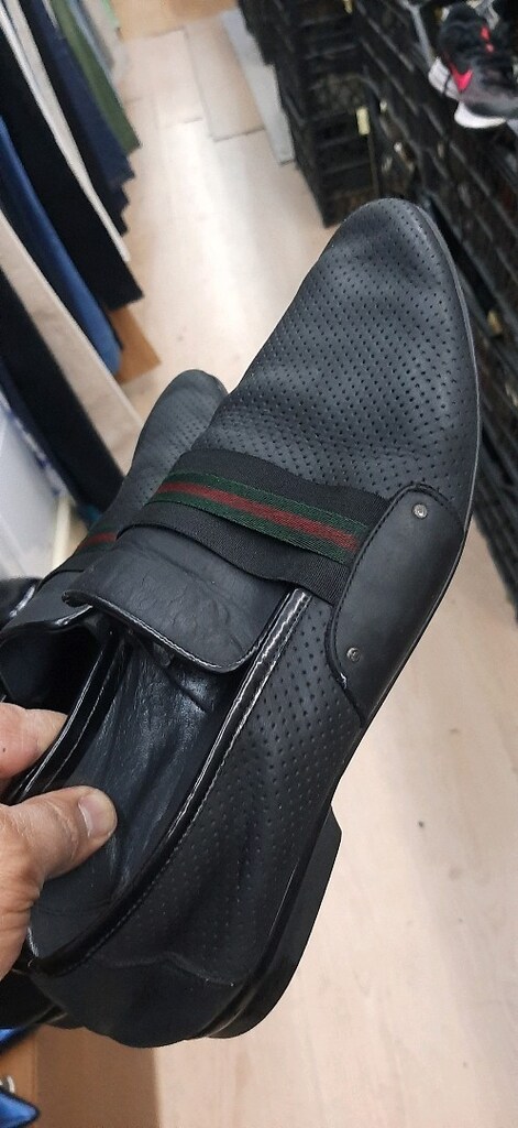 orijinal gucci 43 numara deri ayakkabı - 6