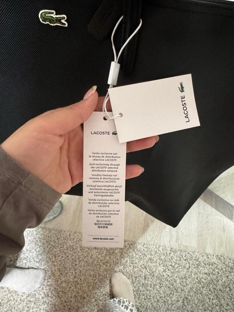 LACOSTE ORJİNAL DERİ OMUZ ÇANTASI — görsel 2/6