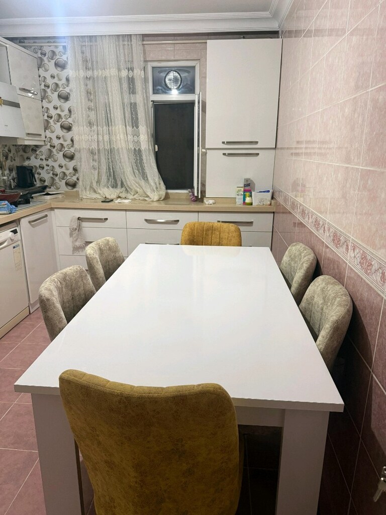 6 kişilik masa sandalye takımı çok az kullanıldı acil satılık - 2