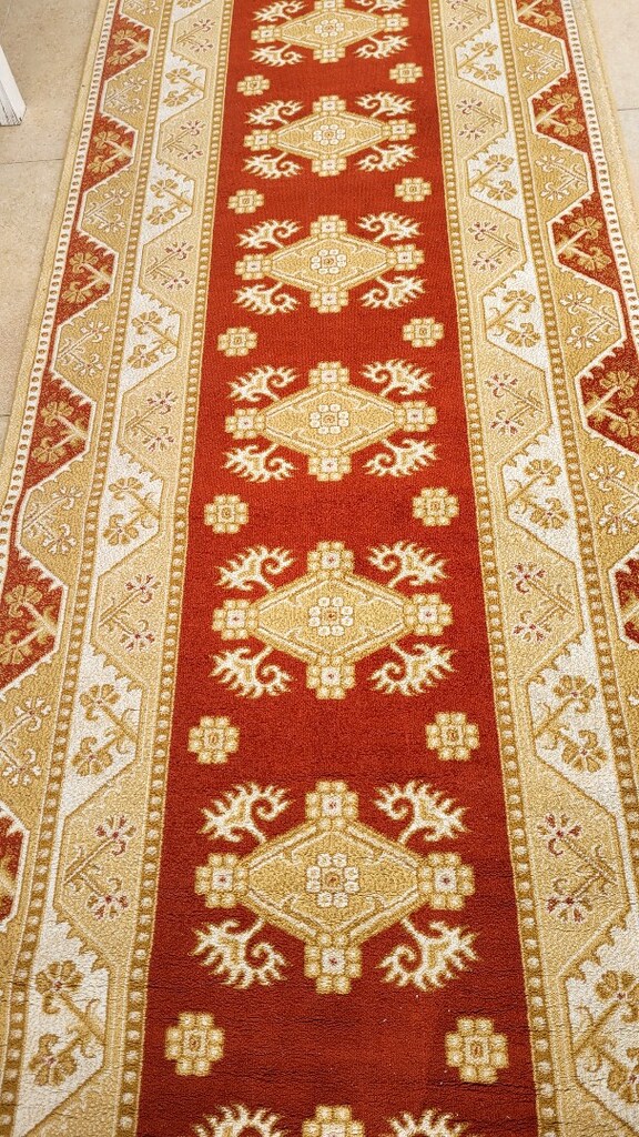 kaşmir yolluk halı temiz az kullanilmiş - 6