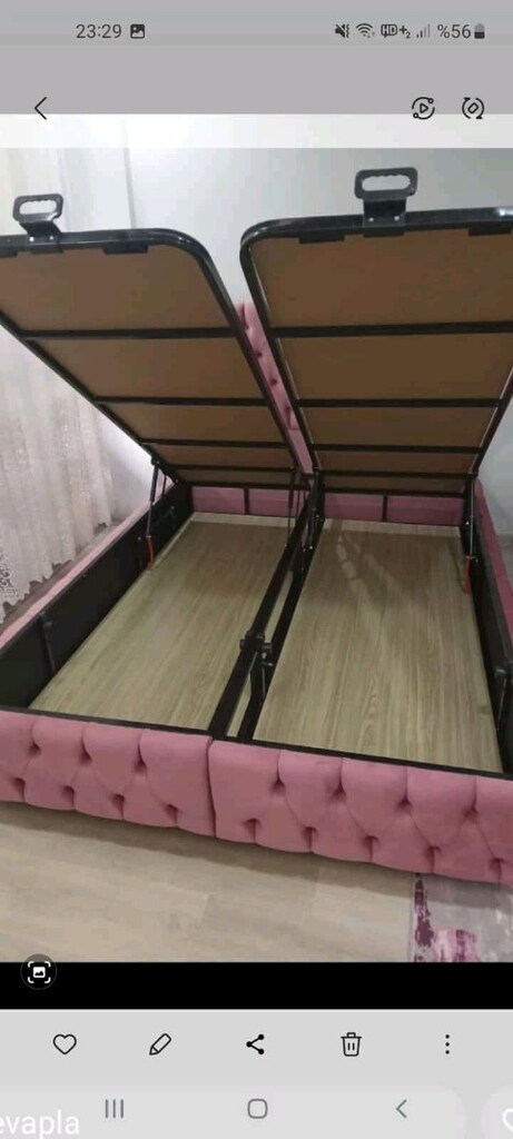 çift kişilik baza başlık yatak - 3